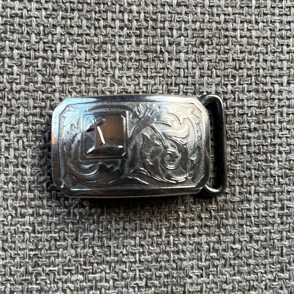 Hickok Other - Hickok Vintage Silver Belt Buckle
